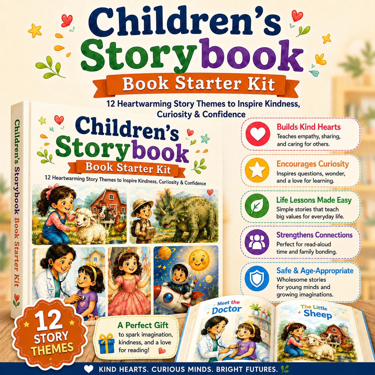 PromptoriaKitâ„¢ | AI Prompt Libraries, Publishing Systems & Creative Assets Children's Story Reading Book Starter Kit