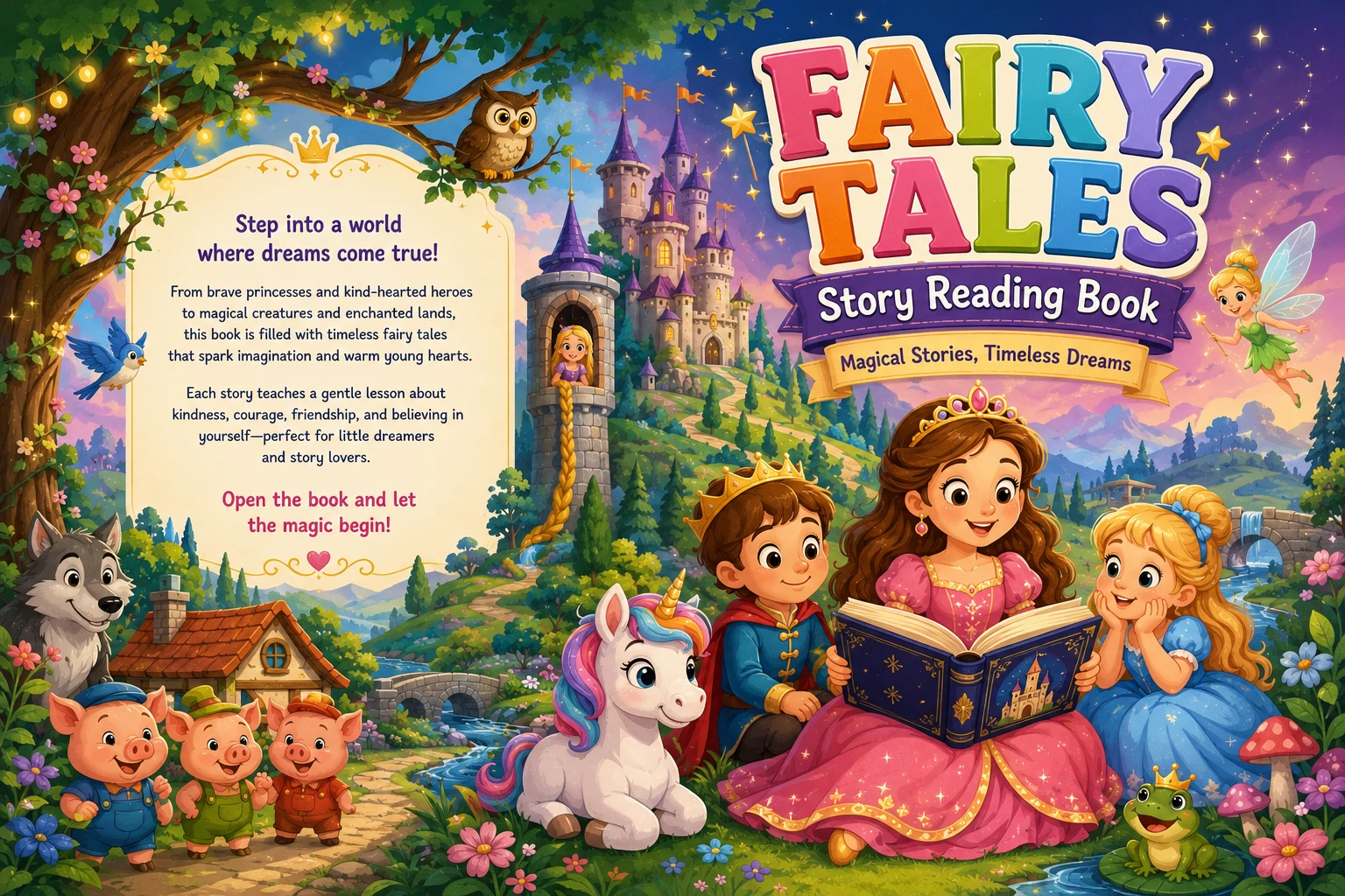 Children's Story Reading Book cover preview 2