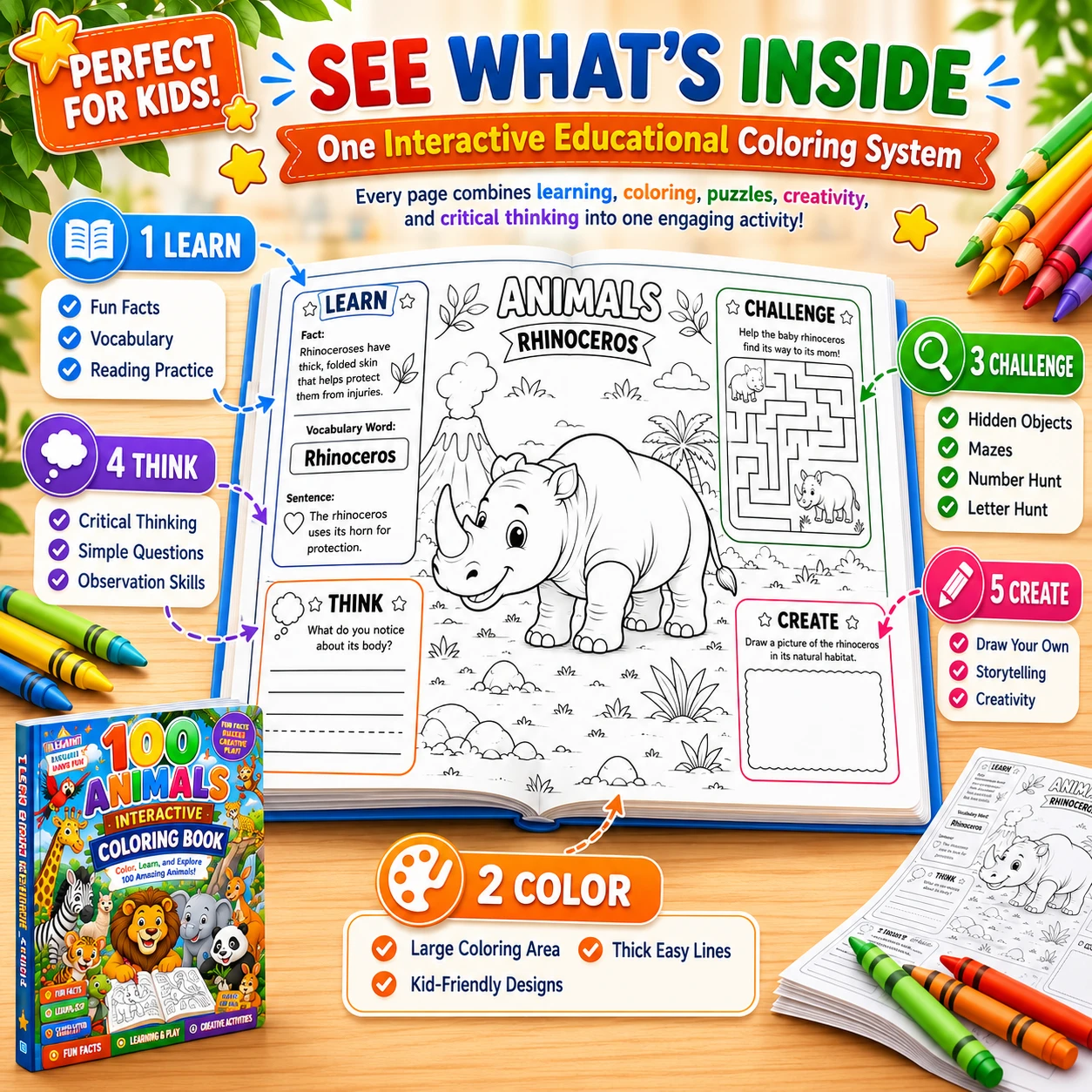 Interactive Educational Coloring System Example