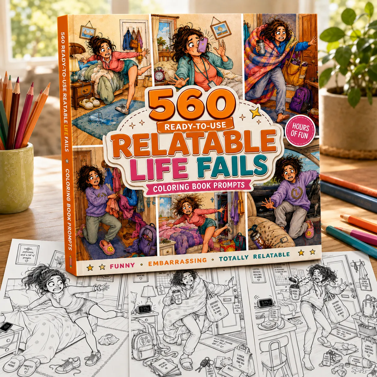 Relatable Life Fails hero product mockup