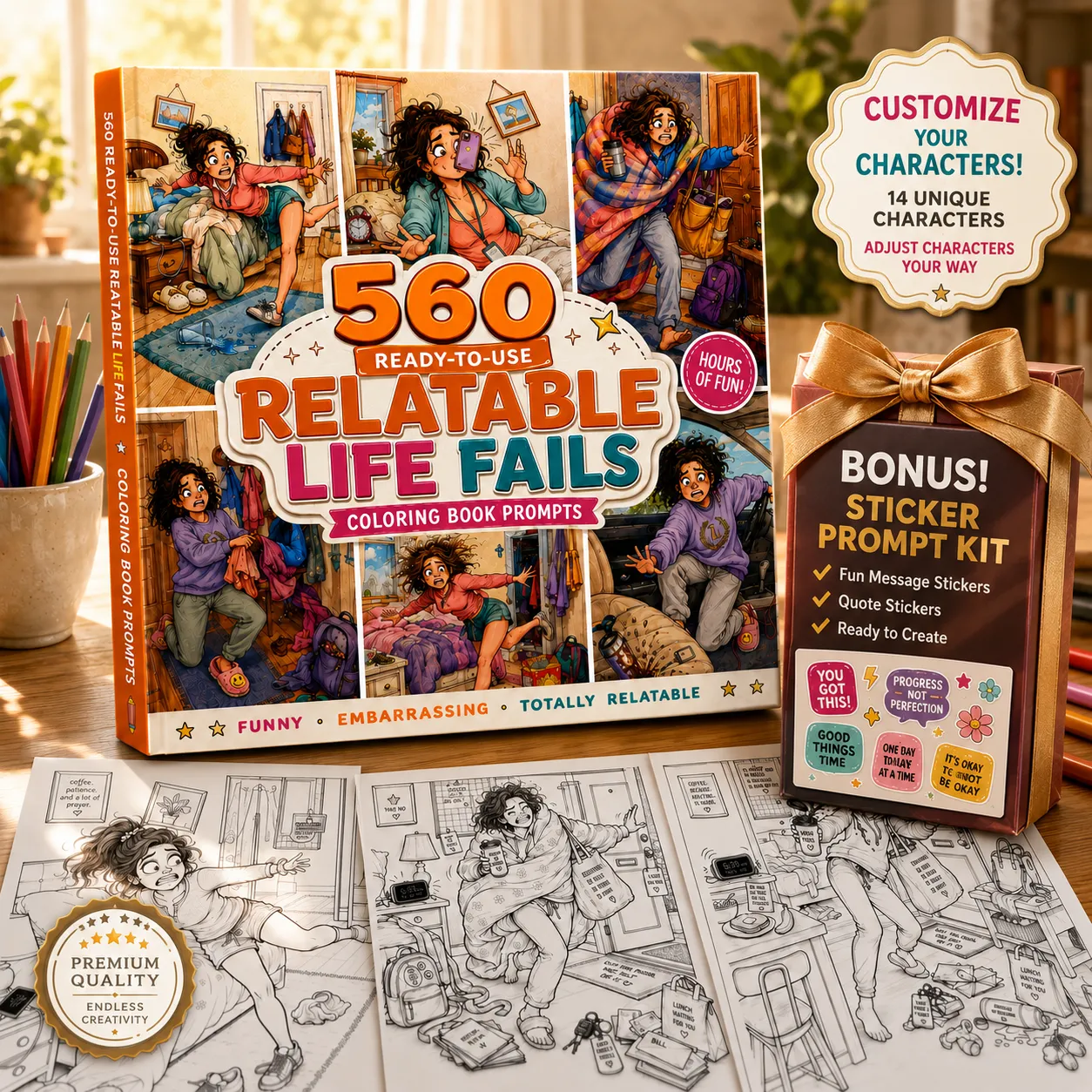 Relatable Life Fails product mockup