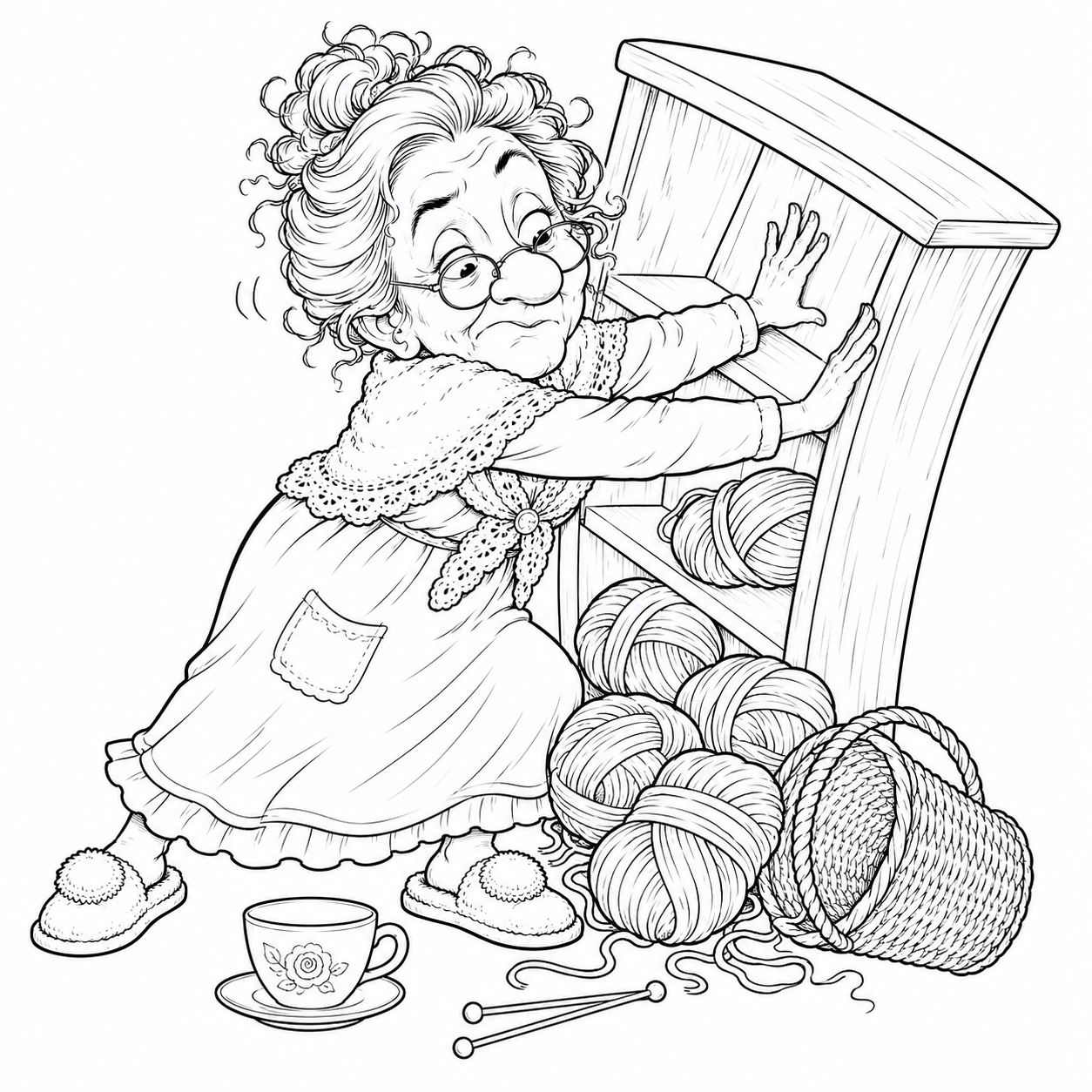 Adult coloring preview page 4