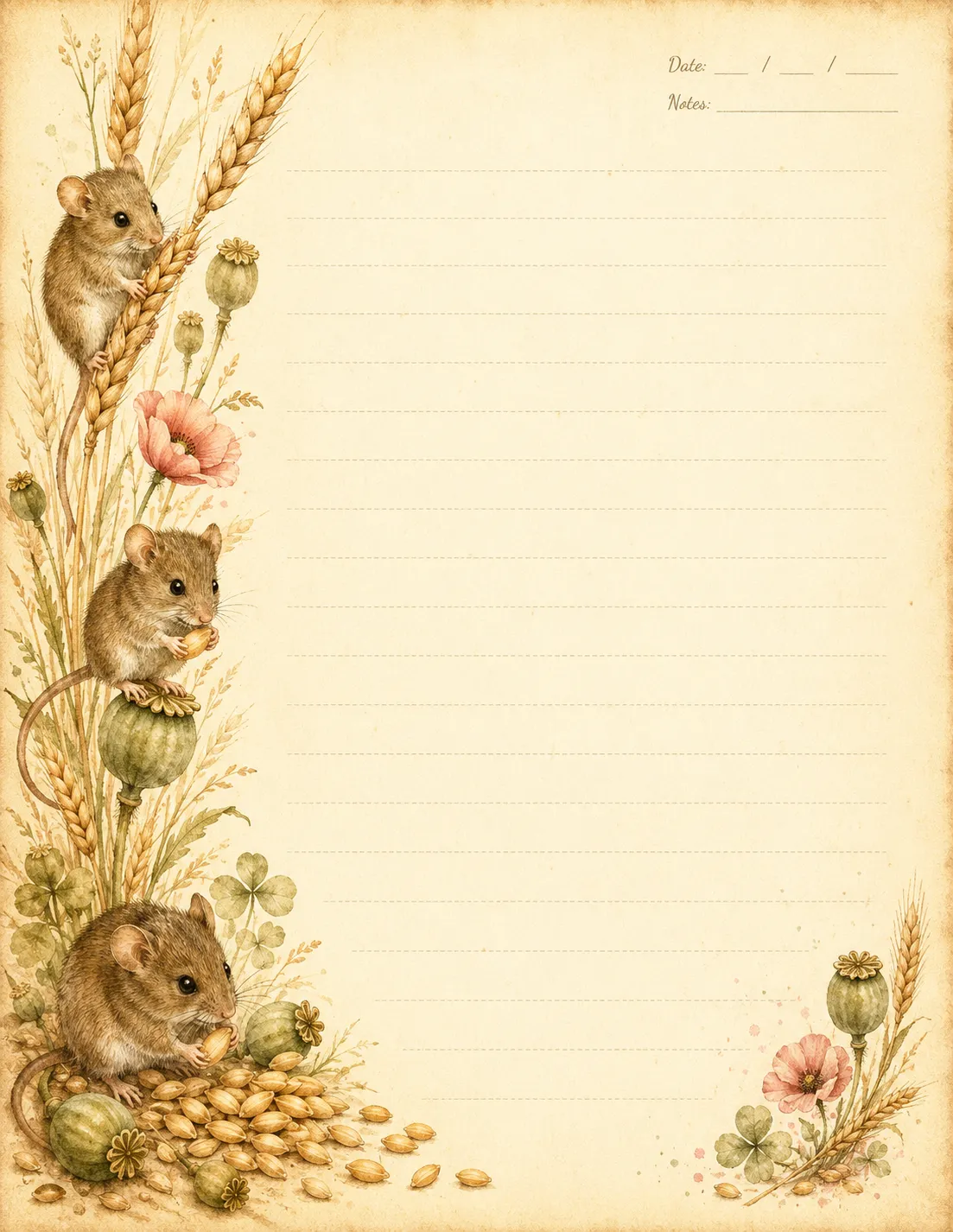 Junk journal printable preview 14