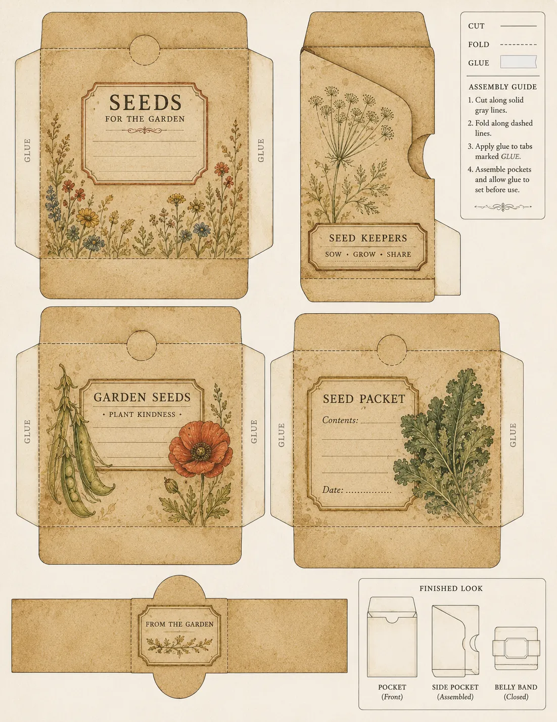 Junk journal printable preview 4