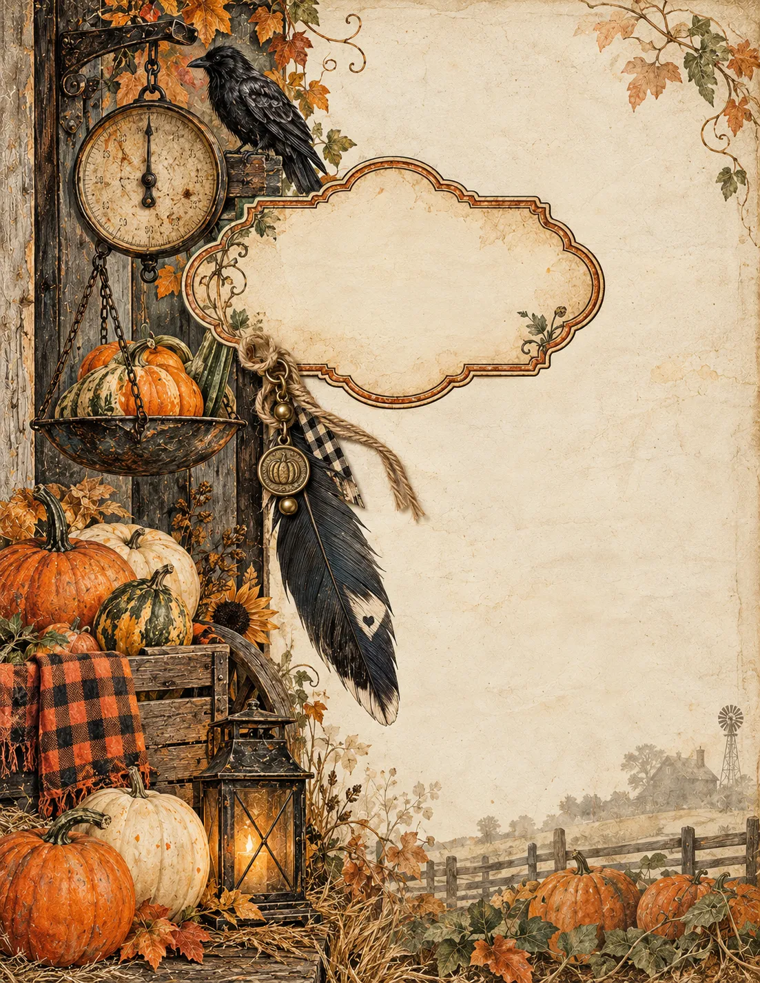 Cozy Pumpkin Patch Halloween — Halloween