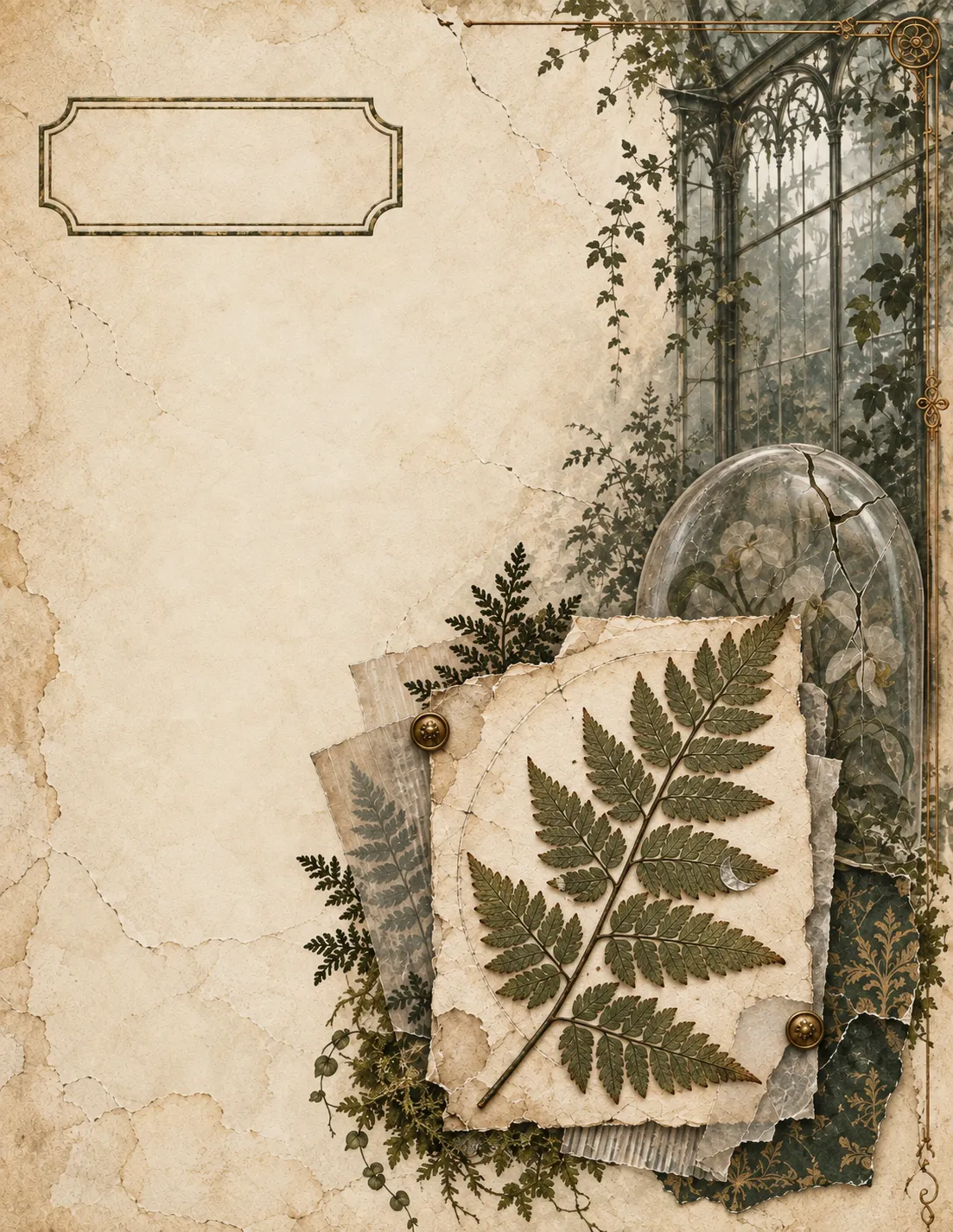 Victorian Haunted Conservatory — Front Cover