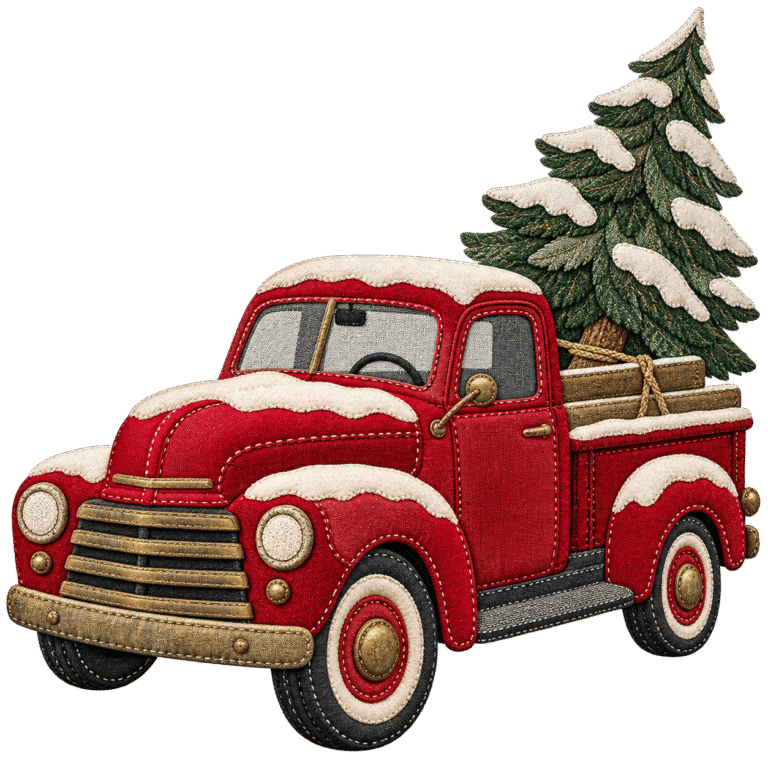 Vintage Christmas Truck