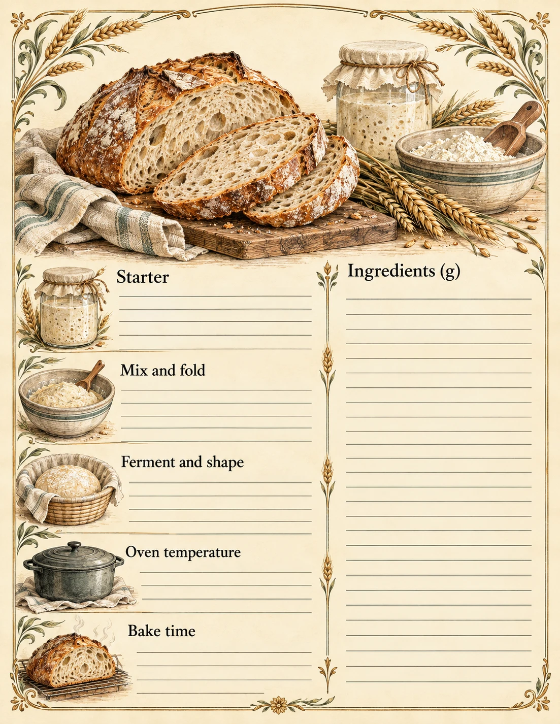 Prepare & preserve
