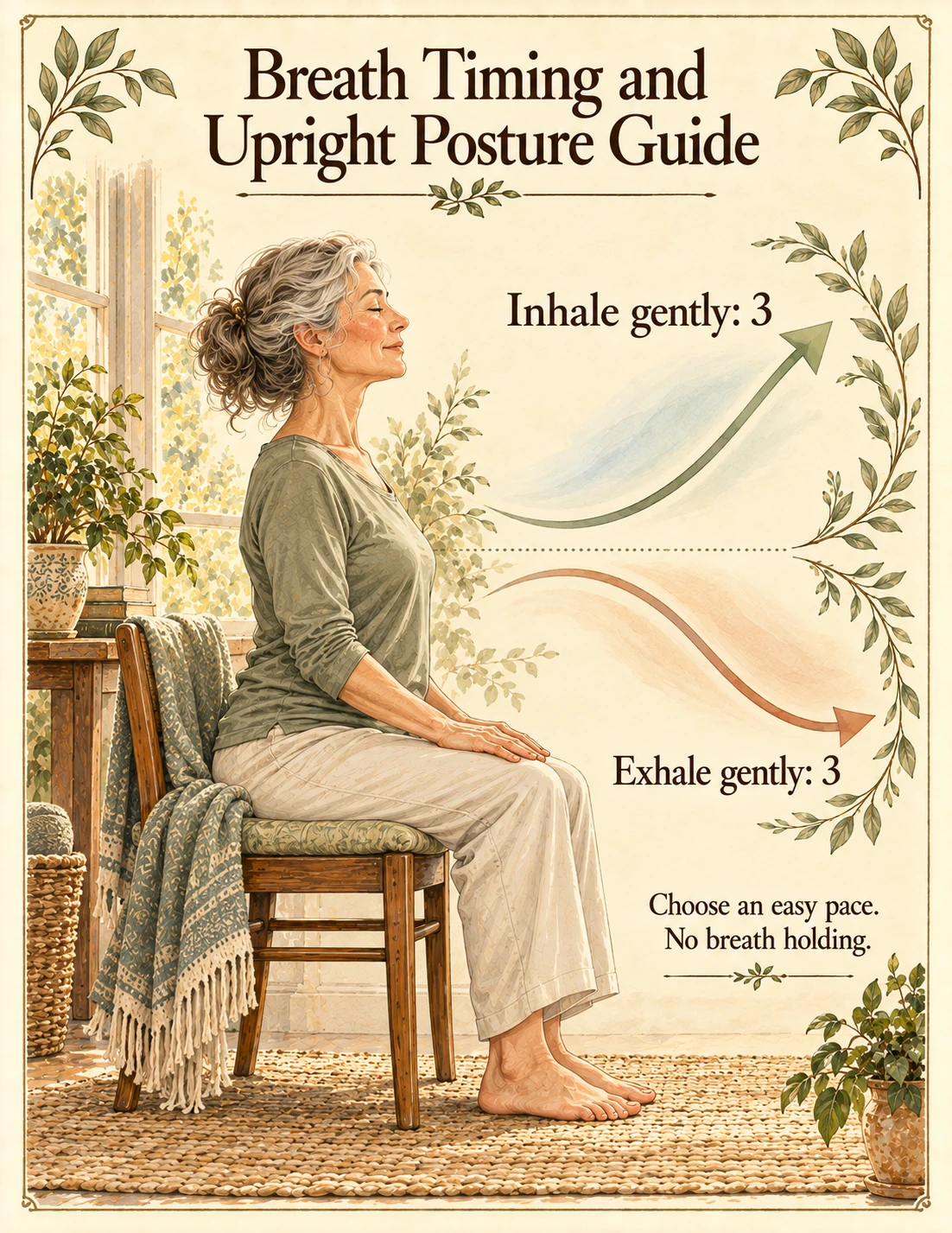 Breath Timing & Upright Posture Guide