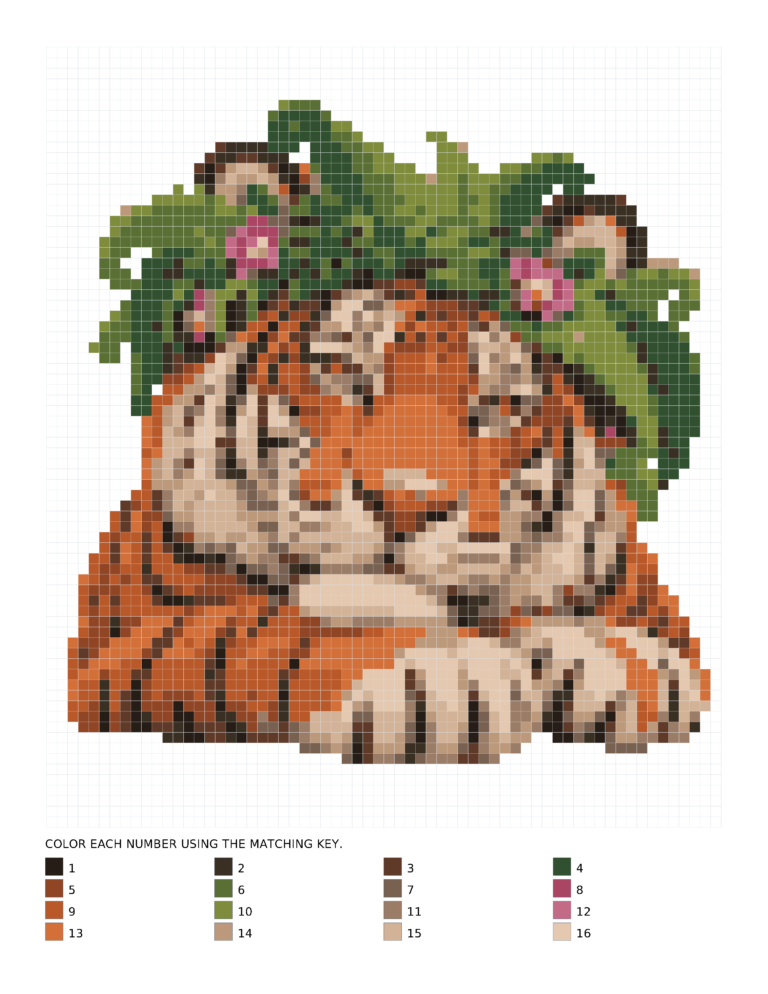 Color Pixel Art — supplied puzzle output